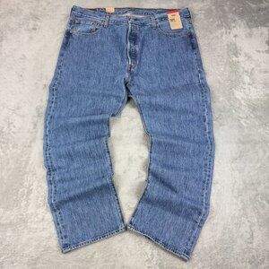 New LEVIS 501xx Original Mens Regular Straight Leg Button Fly Denim Jeans 40x30
